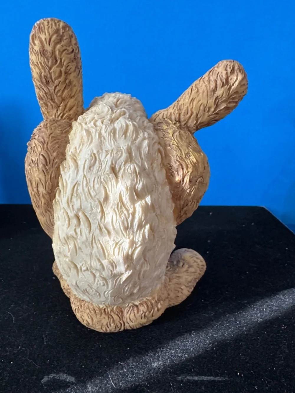 Adorable whimsical Tan Bunny Figurine